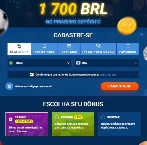 Mostbet registo